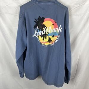 LandShark Heavy Men’s 1/4 Zip Pull Over Size XXL Great Surfing Graphics
